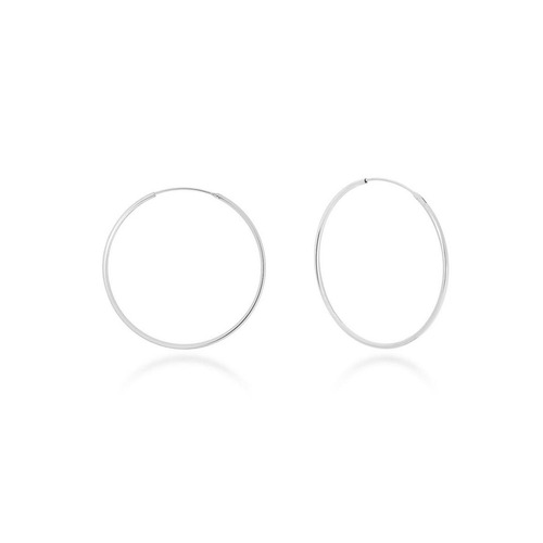 [아티카]20mm Basic Hoop Silver Earrings[925silver]