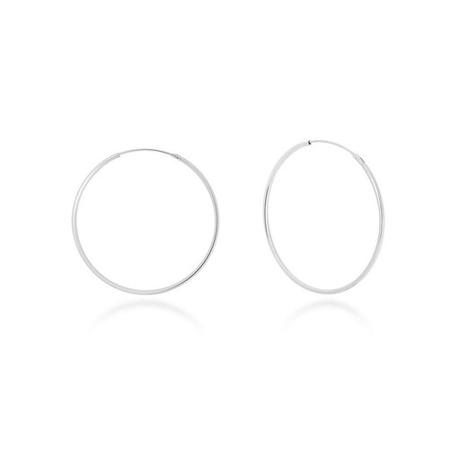 [아티카]30mm Basic Hoop Silver Earrings[925silver]