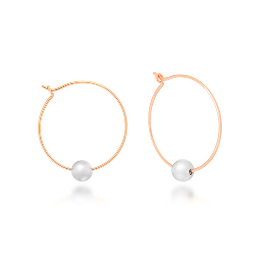 [아티카]Round &amp; Ball Separate Silver Earrings[925silver]