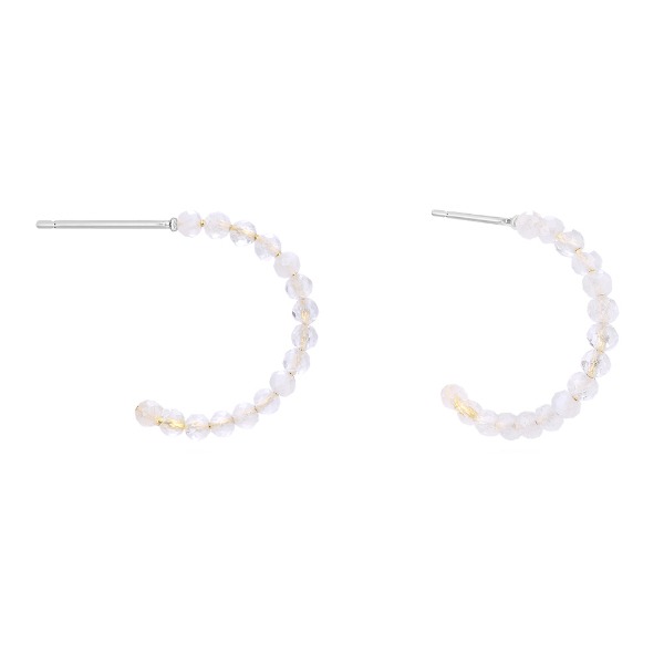 Radiant Labradorite Natural Stone Beads Earring [MSJ-BZJ90106]