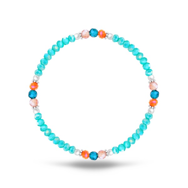 Mint Mellifluous Crystal Beads Bracelet [MSJ-BZJ90158]