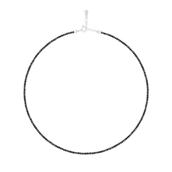 Bijou black Crystal Beads Necklace [MSJ-BZJ90015]