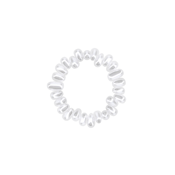 [핸드메이드 선물포장/비즈반지/진주반지] &quot;De aeseohsta&quot; Snowflake Beads Ring