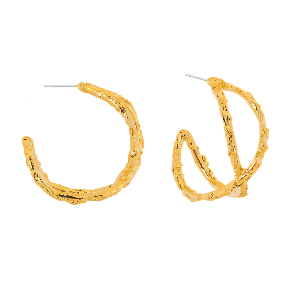 [아티카]Rylan gold Earring [ATJ-90157]