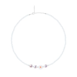 Daisy Rainbow Seed Beads Necklace [MSJ-BZJ90121]