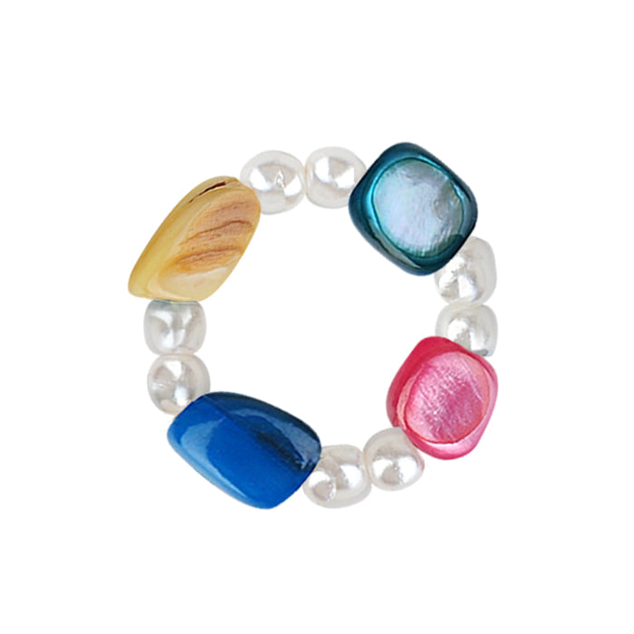 Kerri acrylic pearl Ring [선물포장/MSJ-BZJ90258]