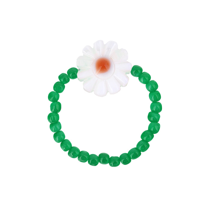 Shasta Daisy green Ring [선물포장/MSJ-BZJ90278]