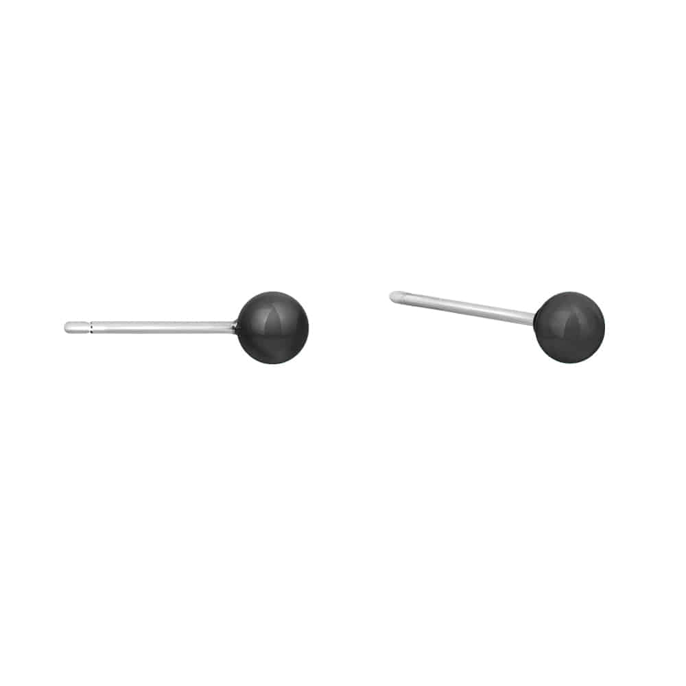 Idyllic Black Sugar 925 Silver Earring [선물포장/MSJ-30021]