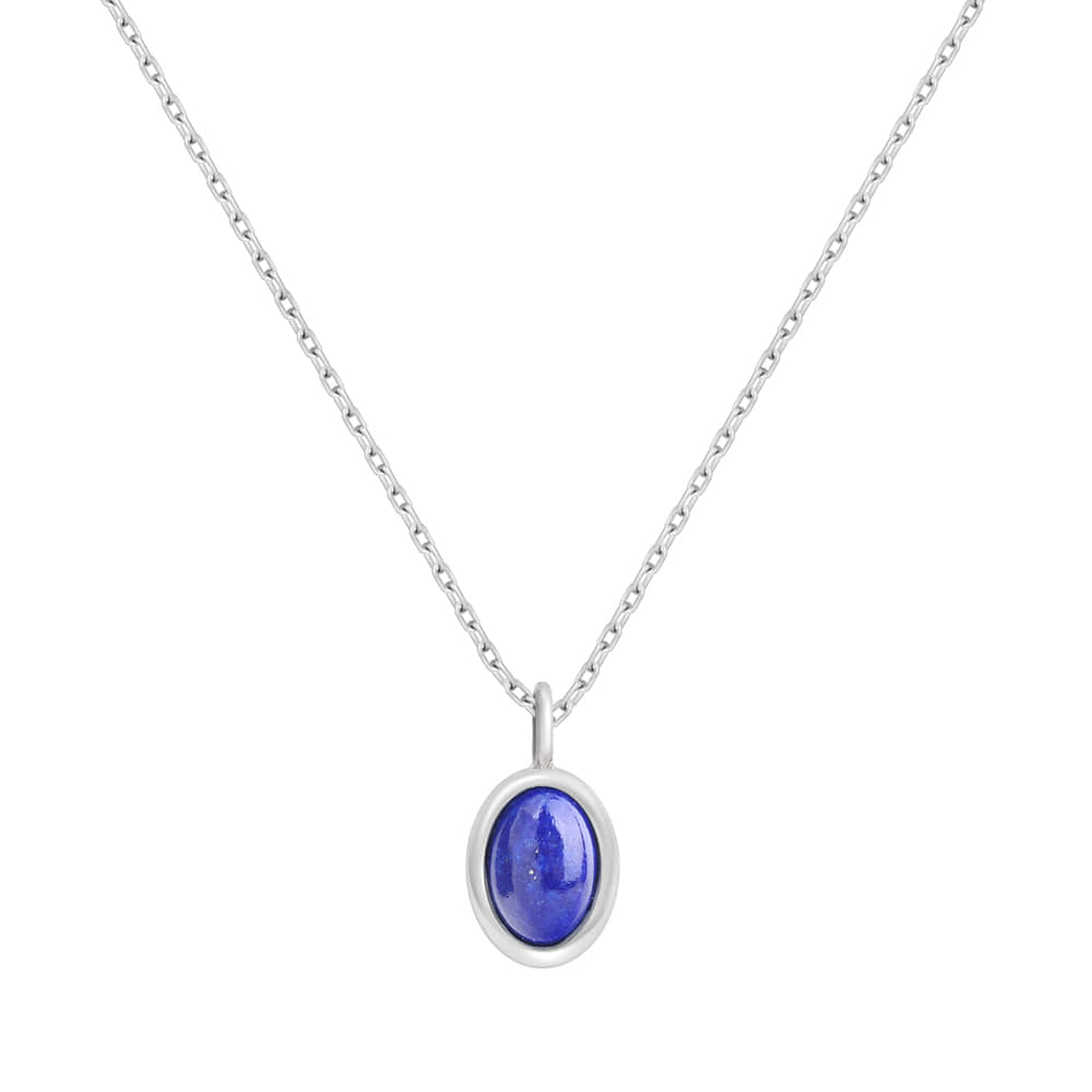 [핸드메이드 선물포장/925실버] &quot;Aeonian Lapis-Lazuli 925 Silver Necklace&quot; 목걸이+선물포장