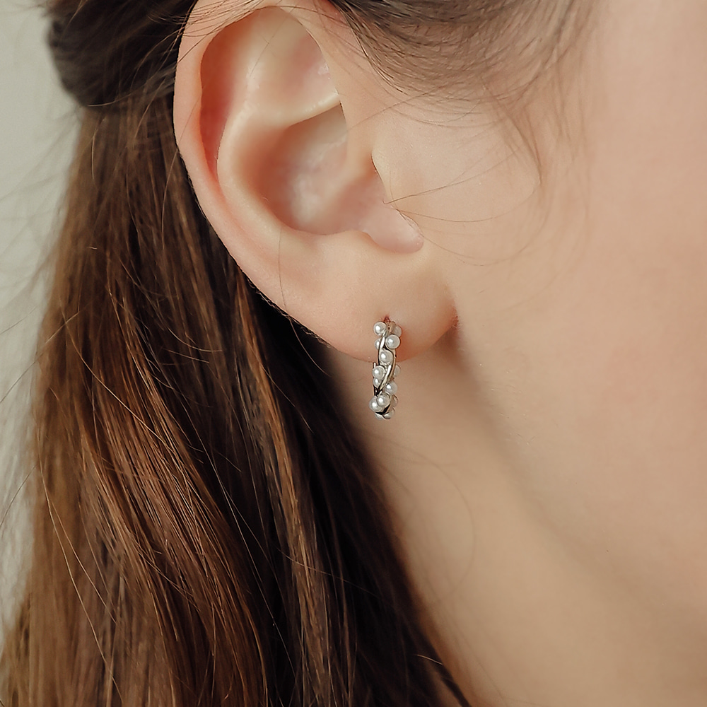 [핸드메이드 선물포장/925실버] &quot;Felice Heimish 925 Silver Earring&quot; 귀걸이+선물포장