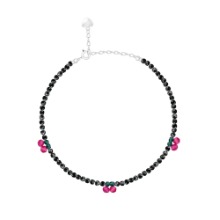 Black Cherry Crystal Beads Bracelet [MSJ-BZJ90174]