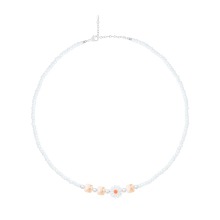Daisy Brown Seed Beads Necklace [MSJ-BZJ90125]