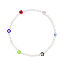 Luminous white Seed Beads Bracelet [MSJ-BZJ90073]