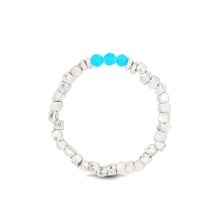 Exquisite Turquoise Natural Stone Beads Ring [MSJ-BZJ90059]