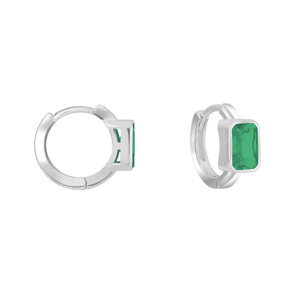 Idyllic Green Kerri 925 Silver Earring [선물포장/MSJ-30037]