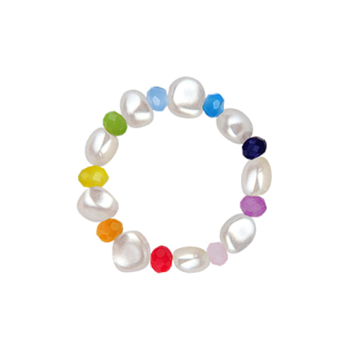 Mabel acrylic pearl Ring [선물포장/MSJ-BZJ90268]