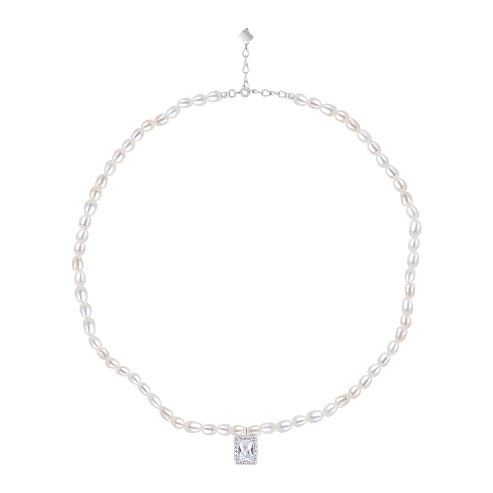 Idyllic Aurora 925 Silver Necklace [선물포장/MSJ-30052]