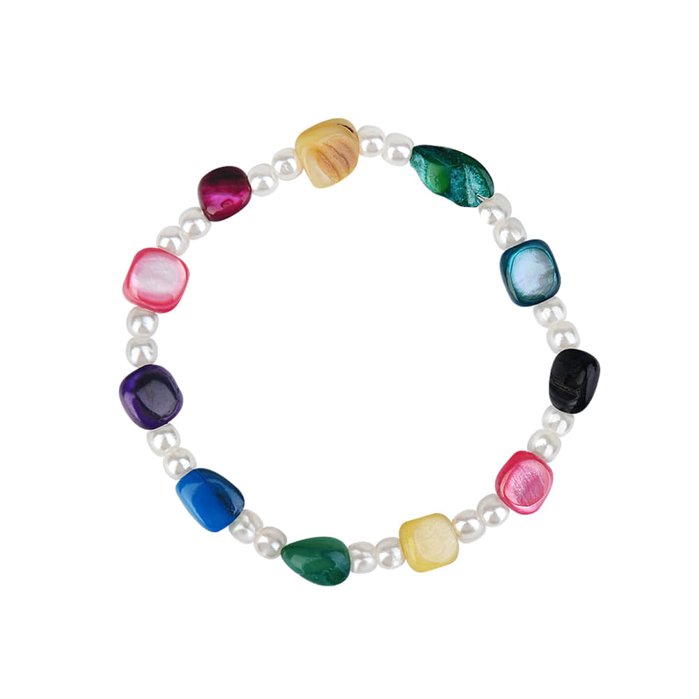 Kerri acrylic pearl Bracelet [선물포장/MSJ-BZJ90257]