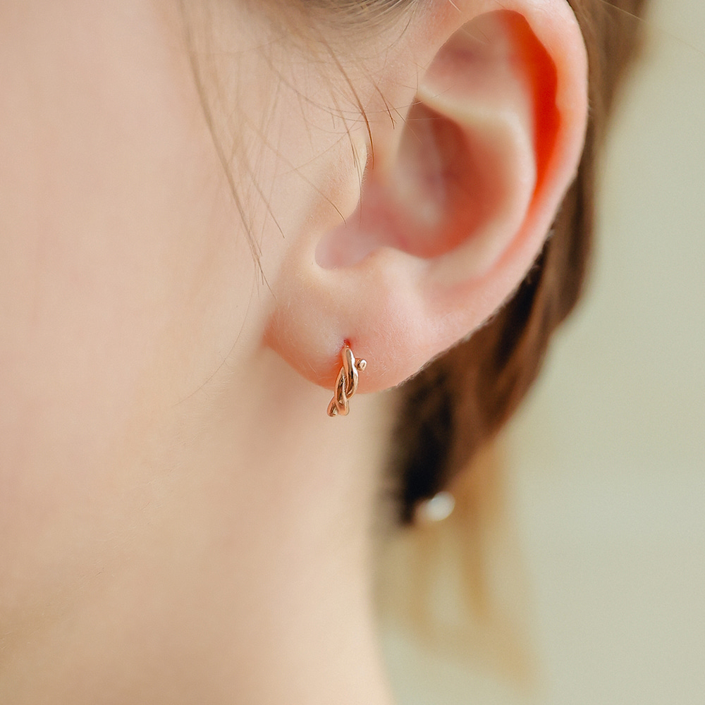 [핸드메이드 선물포장/925실버] &quot;Halcyon Gladioli 925 Silver Earring&quot; 귀걸이+선물포장