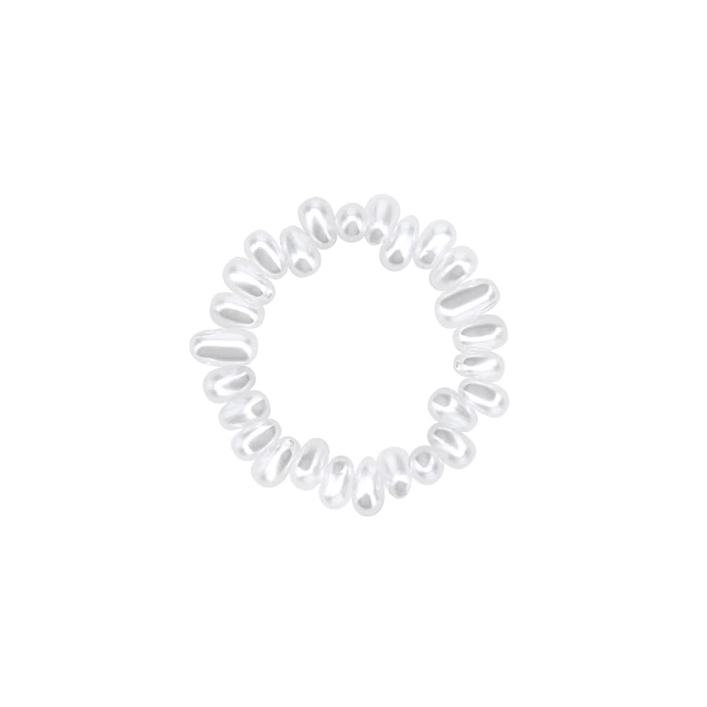 [핸드메이드 선물포장/비즈반지/진주반지] &quot;De aeseohsta&quot; Snowflake Beads Ring