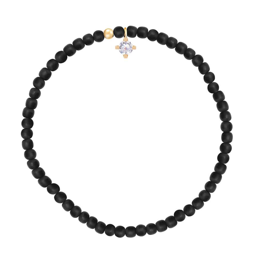 [핸드메이드 선물포장/비즈팔찌/블랙팔찌] &quot;De aeseohsta&quot; Latea Beads Bracelet