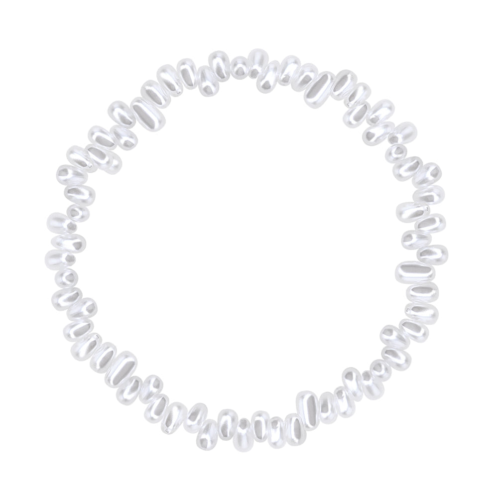 [핸드메이드 선물포장/비즈팔찌/진주팔찌] &quot;De aeseohsta&quot; Snowflake Beads Bracelet