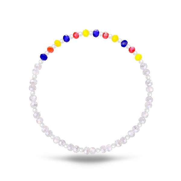 Blue Point Rosemary Crystal Beads Bracelet [MSJ-BZJ90133]