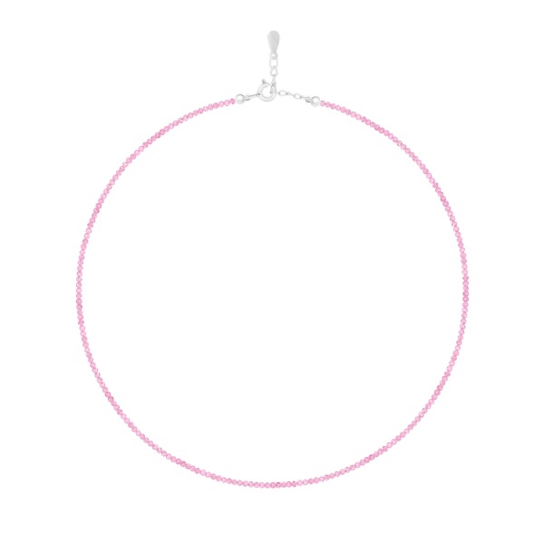 Bijou pink Crystal Beads Necklace [MSJ-BZJ90017]