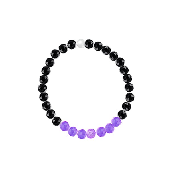 Violet Eunoia Natural Stone Beads Ring [MSJ-BZJ90145]