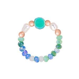 Jade Crystal Beads Ring [MSJ-BZJ90193]