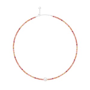 Elfin orange Crystal Beads Necklace [MSJ-BZJ90117]