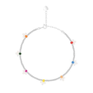 Apricity gray Crystal Beads Bracelet [MSJ-BZJ90044]
