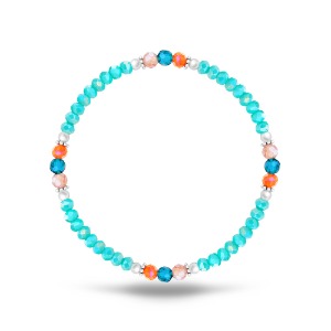 Mint Mellifluous Crystal Beads Bracelet [MSJ-BZJ90158]