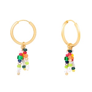 Lavina Crystal Beads Earring [MSJ-BZJ90180]