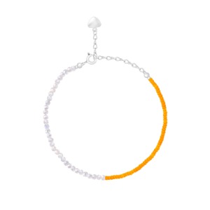 Beatrice orange Crystal Beads Bracelet [MSJ-BZJ90110]
