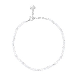 Pavel White Crystal Beads Bracelet [MSJ-BZJ90170]