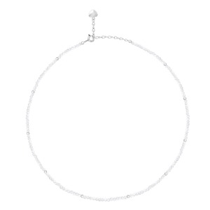 Pavel White Crystal Beads Necklace [MSJ-BZJ90169]