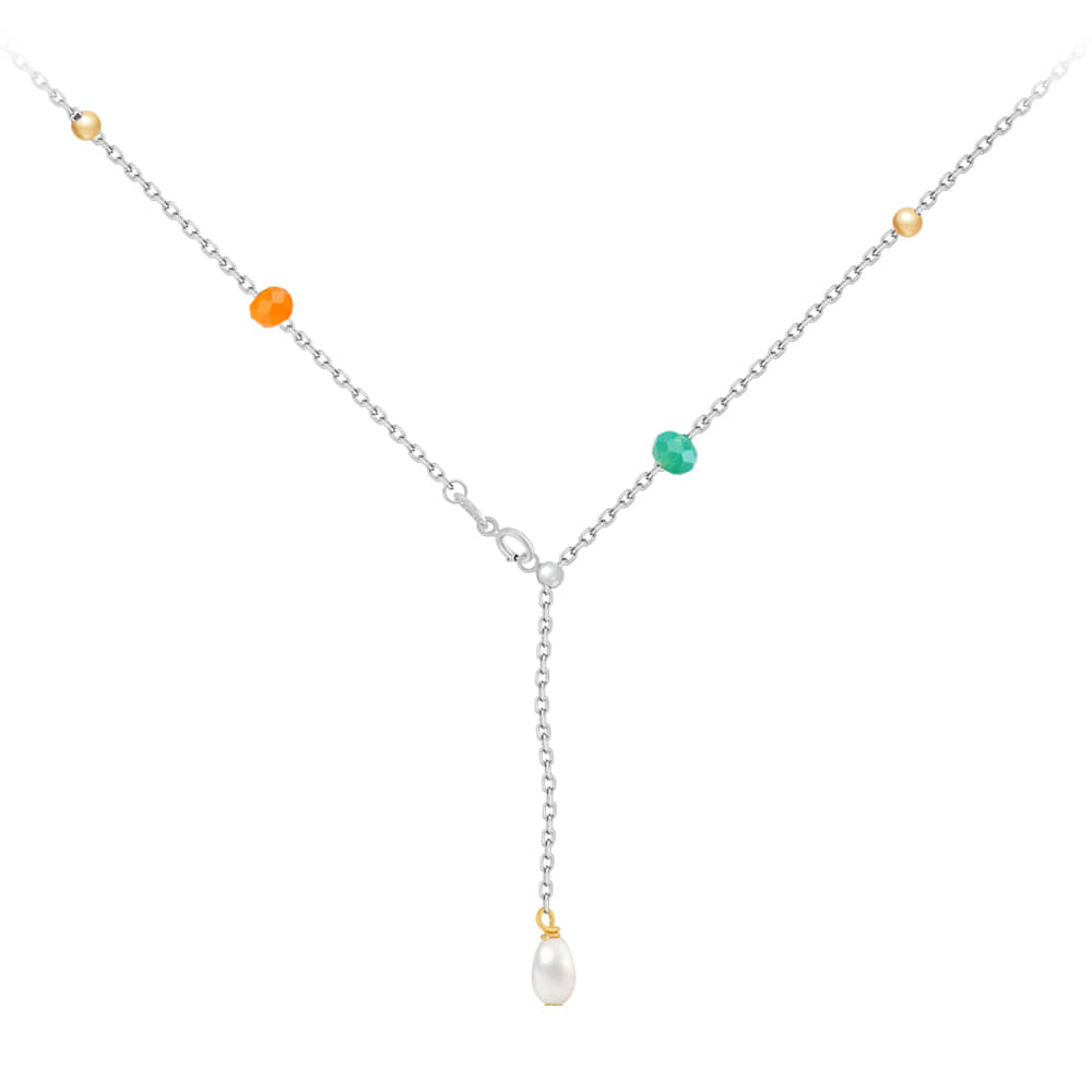 Idyllic Kara 925 Silver Necklace [선물포장/MSJ-30061]
