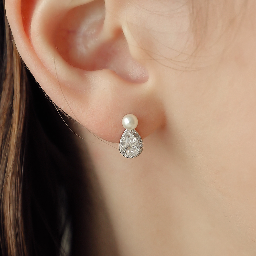 [핸드메이드선물포장] Idyllic Aileen 925 Silver Earring