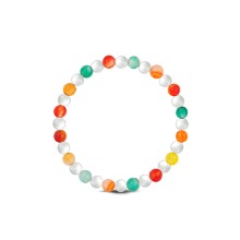 Halcyon colorful Crystal Beads Ring [MSJ-BZJ90009]