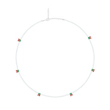 Cherry Seed Beads Necklace [MSJ-BZJ90128]