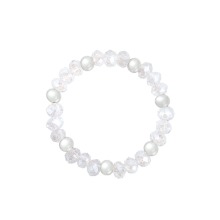 Pavel White Crystal Beads Ring [MSJ-BZJ90171]