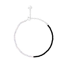 Beatrice black Crystal Beads Bracelet [MSJ-BZJ90111]