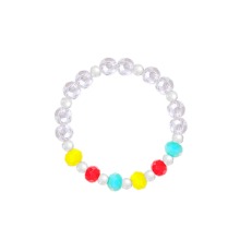 Yellow Point Rosemary Crystal Beads Ring [MSJ-BZJ90132]
