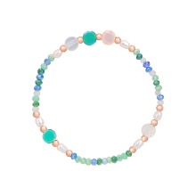 Jade Crystal Beads Bracelet [MSJ-BZJ90192]