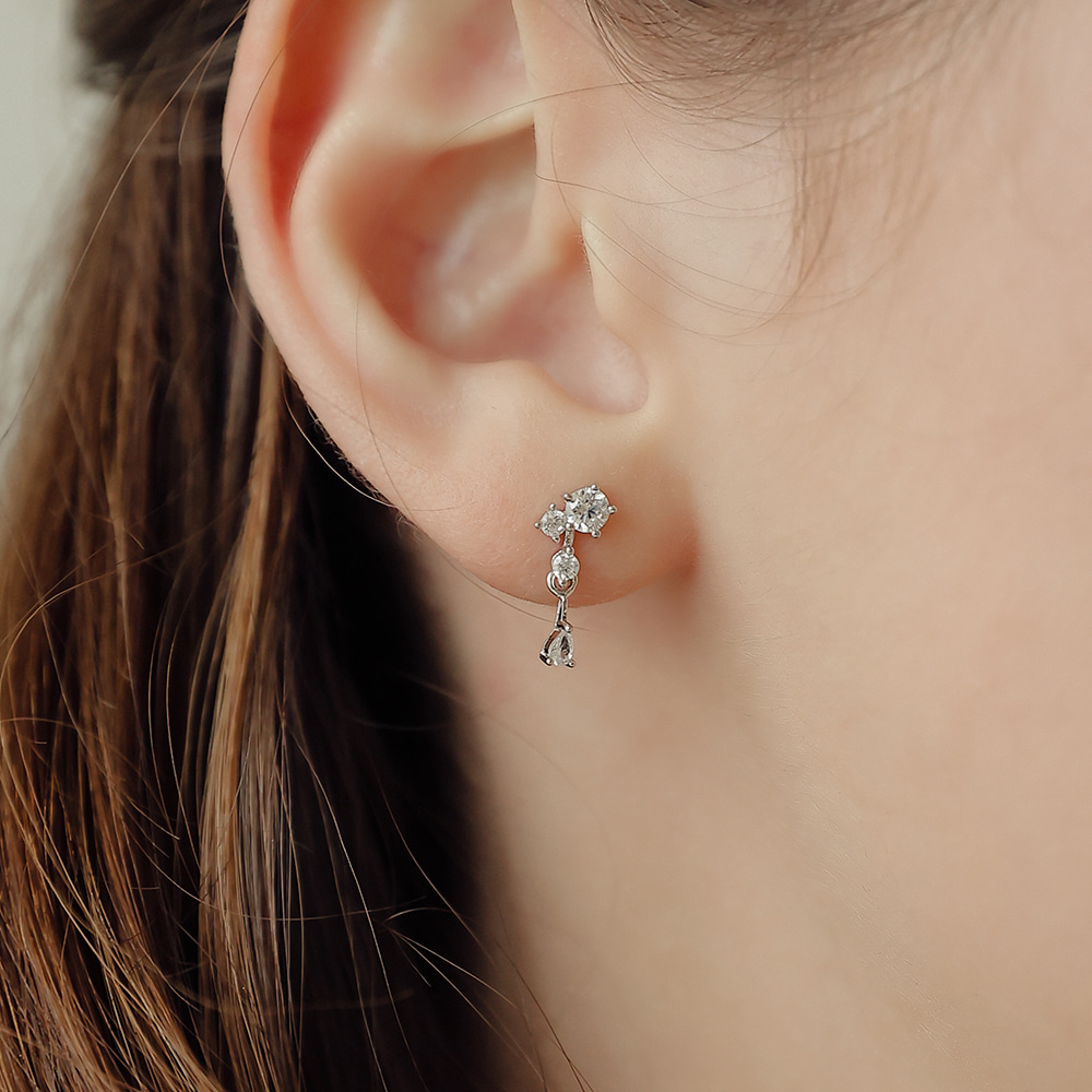 [핸드메이드선물포장] Idyllic Magnus 925 Silver Earring