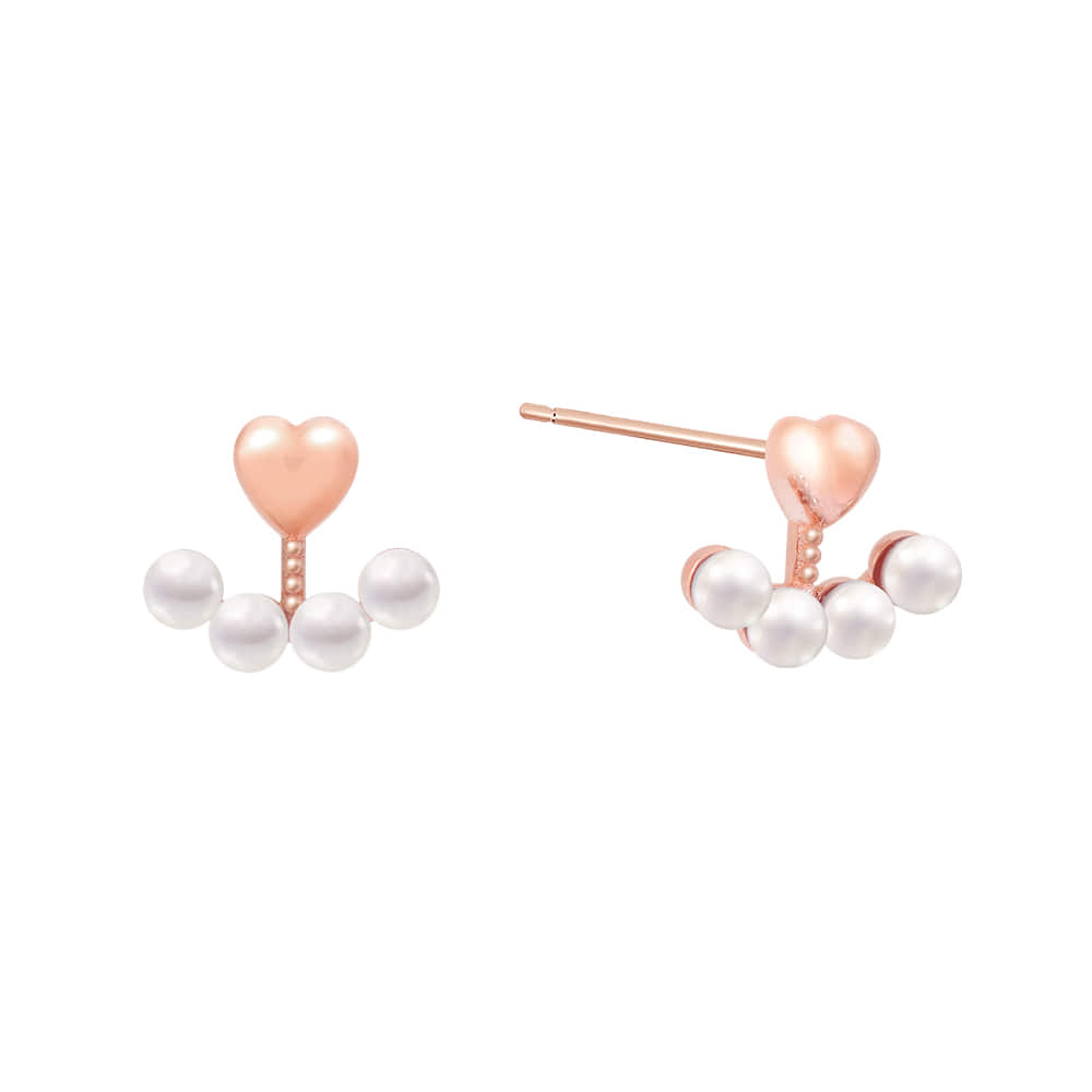 [핸드메이드선물포장/925실버 귀걸이] Sweetie Cromulent Earring / 진주귀걸이+선물포장